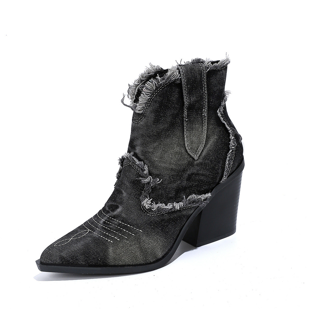 Trendy Denim Comfortable Ankle Boots