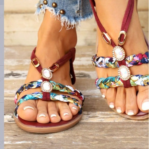 Flat Bottom Plus Size Sandals