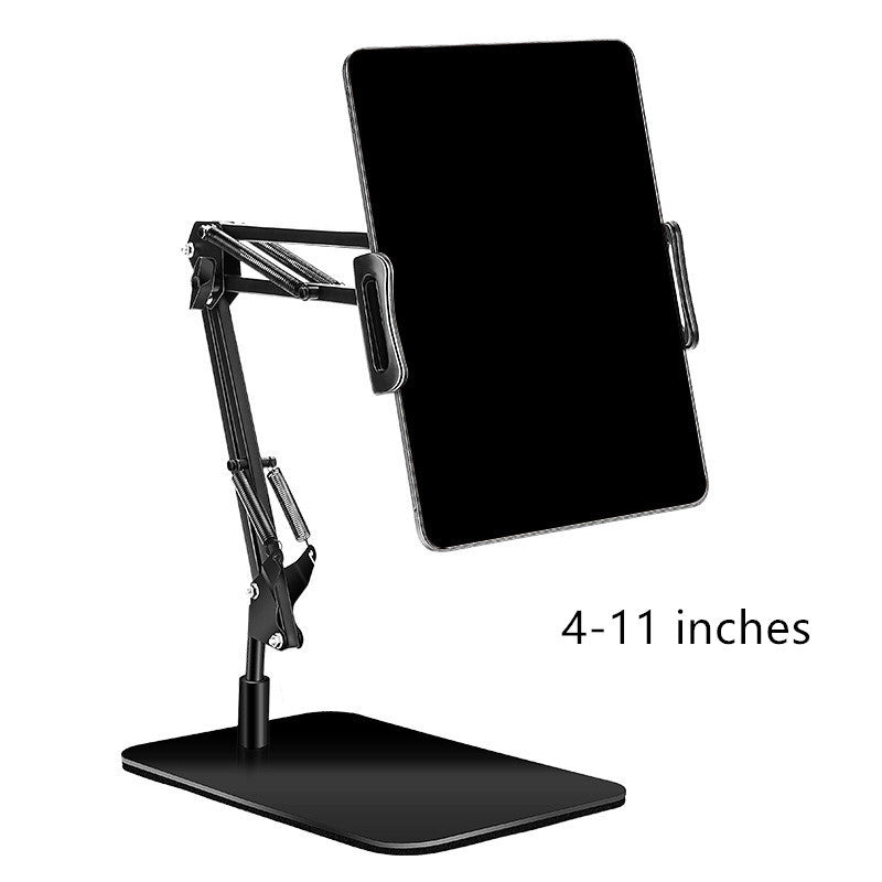 Universal Mobile Phone Holder 360 Degree Rotating Long Arms For IPad Mini Desktop Bed Lazy Bracket Phone Stand Metal Clamp