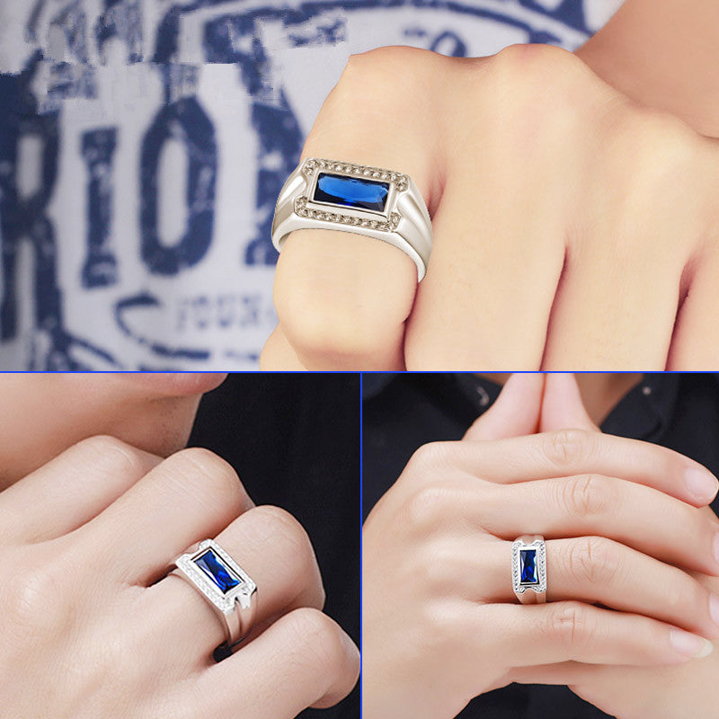 S925 Sterling Silver Kyanite Ring