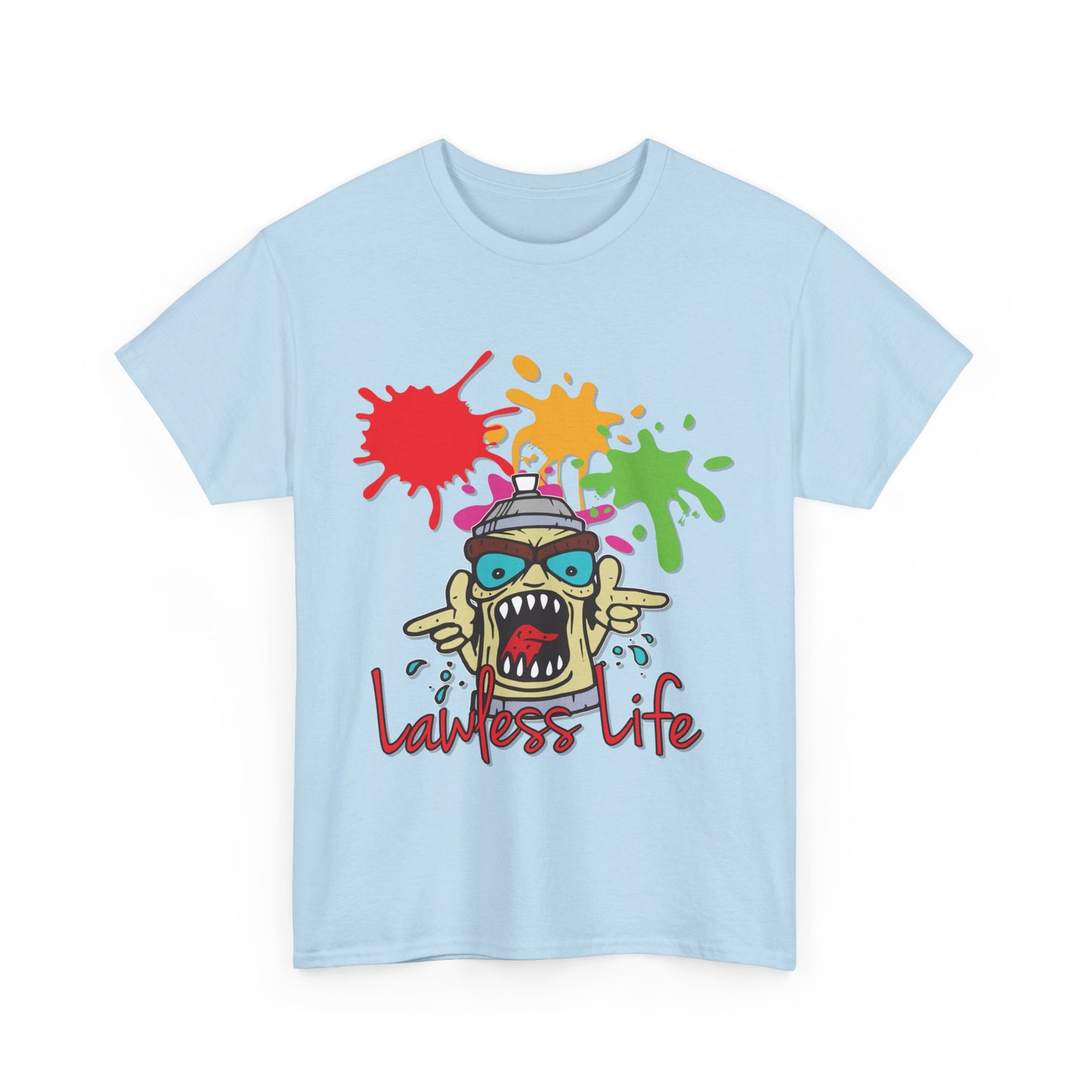 Lawless Life Tagger. Heavy Cotton T-Shirt