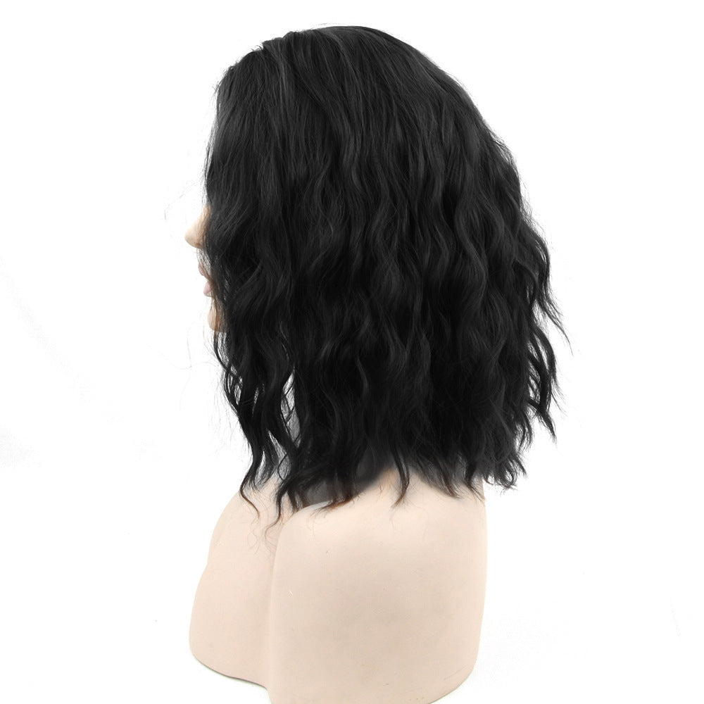 Short Curly Hair Cap, Cosplay Wig