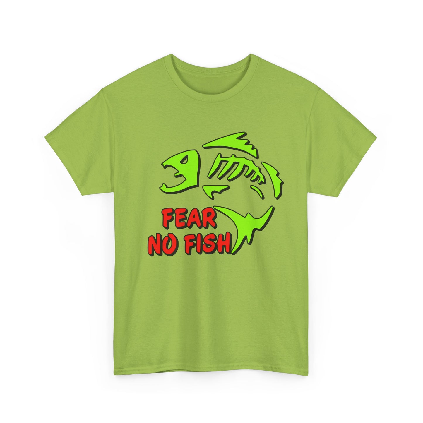 Fear no Fish, Heavy Cotton T-Shirt