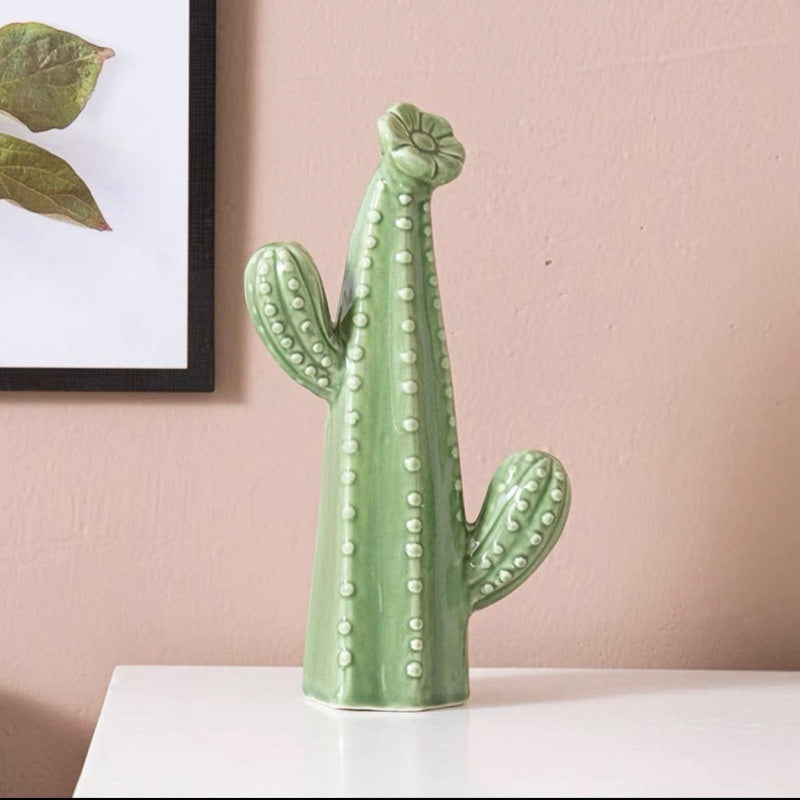 Ceramic Cactus Decoration