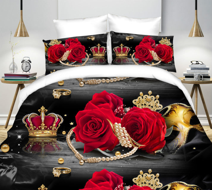 Rose bedding set