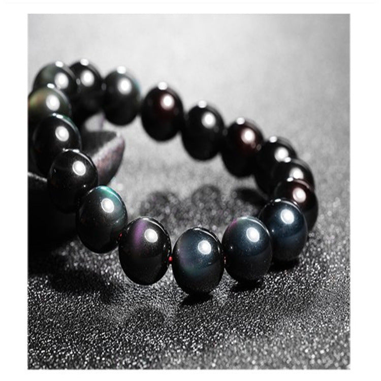 Natural Stone Obsidian Bracelet