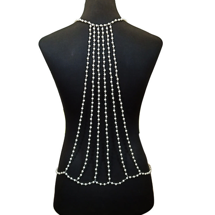 Pearl body chain