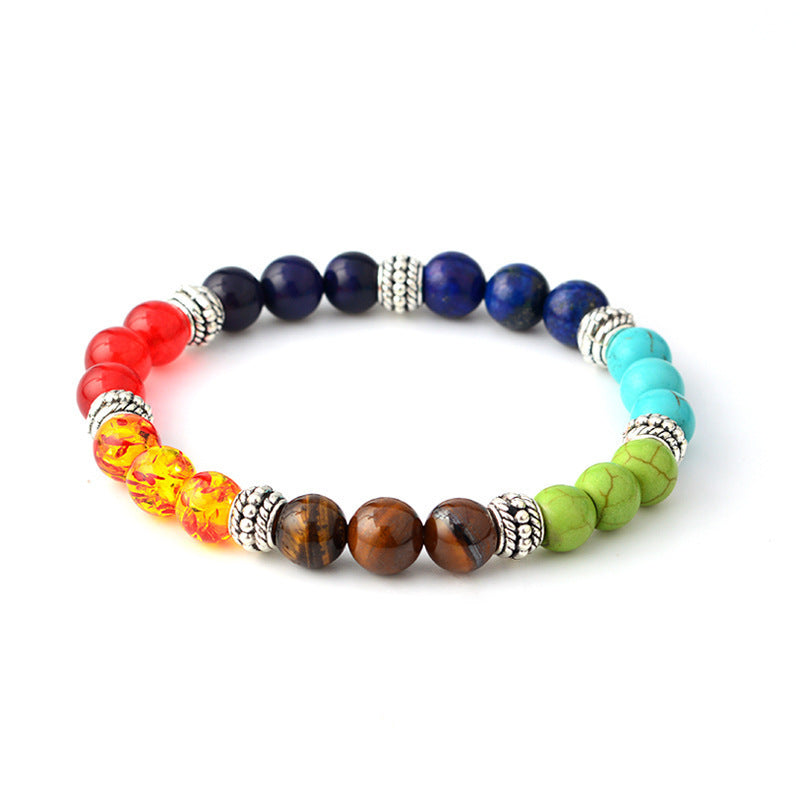 Seven Color Stone Bracelet