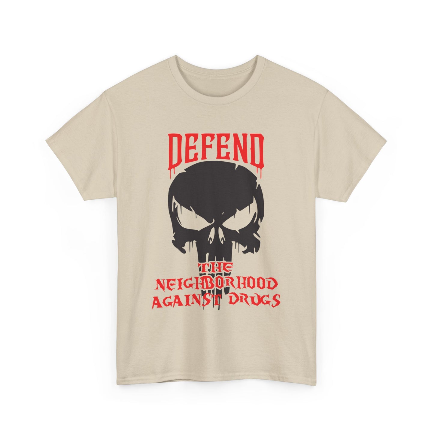 Defend the Neighborhood Against Drugs. Heavy Cotton T-Shirt