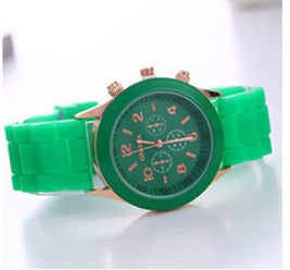 Geneva jelly silicone watch