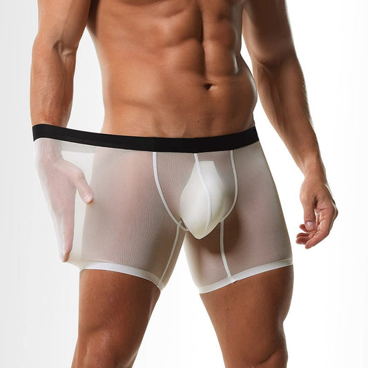 Ultra-thin Breathable U Bag Boxers Underwear