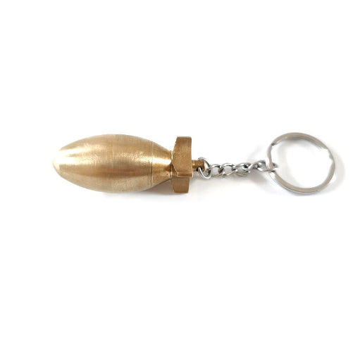 Brass Bomb Bottle Keychain