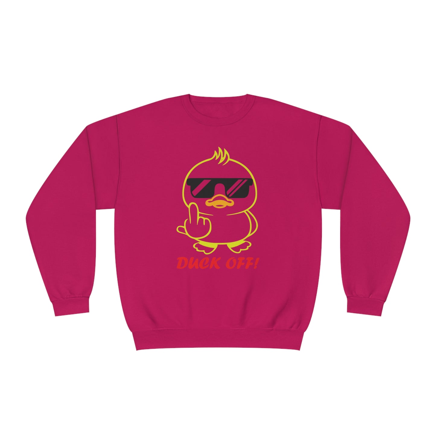 Duck Off, Unisex NuBlend® Crewneck Sweatshirt