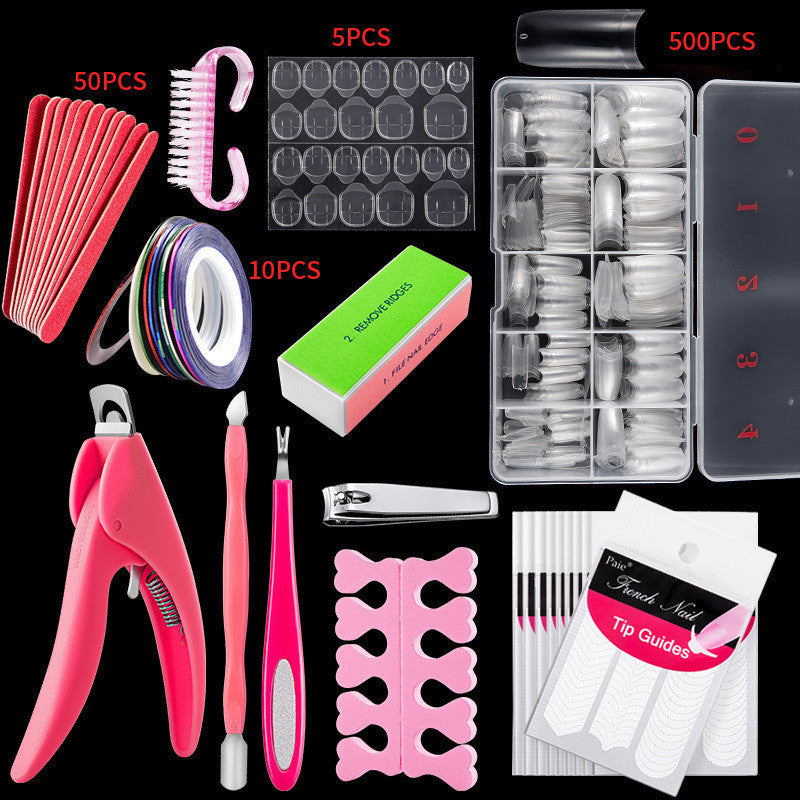 500 French nails kit