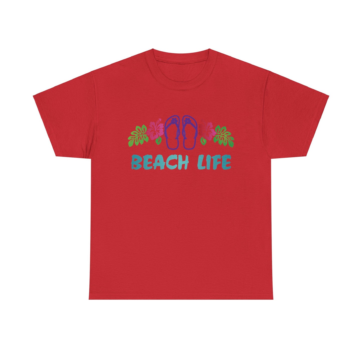 Beach Life, Heavy Cotton T-Shirt