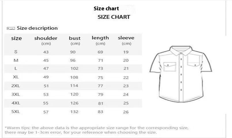 Hawaiian Short Sleeve Gradient Color 3D Digital Printing Shirt