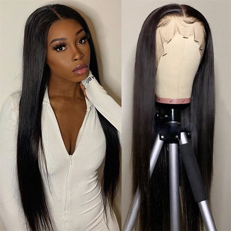 Long Straight Natural Lifelike Wig