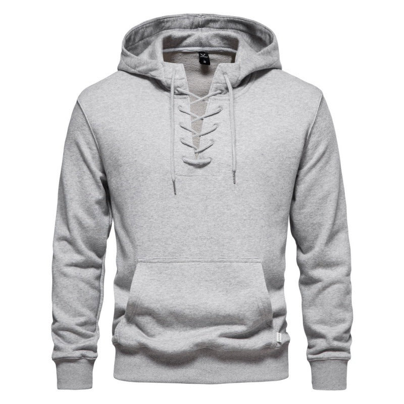 Men's Loose Fashion Lace Hoodie