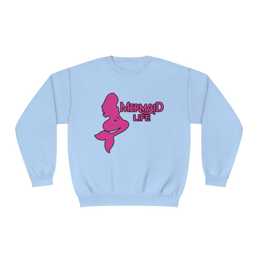 Mermaid Life, Unisex NuBlend® Crewneck Sweatshirt