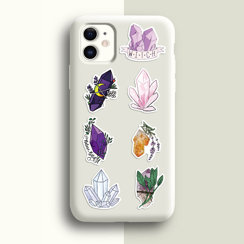 50 Dreamy Crystal Graffiti Stickers