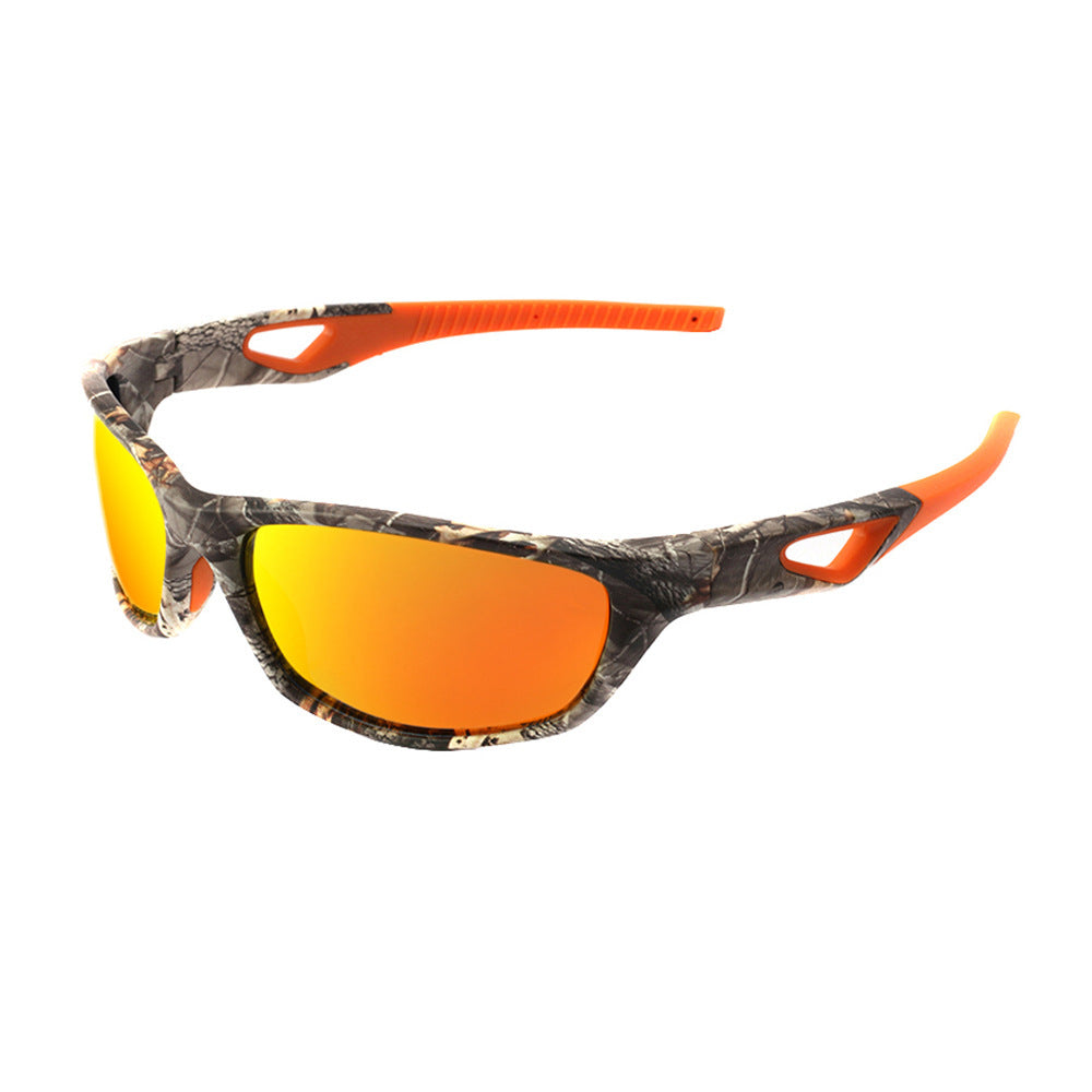 Camouflage sports polarized sunglasses