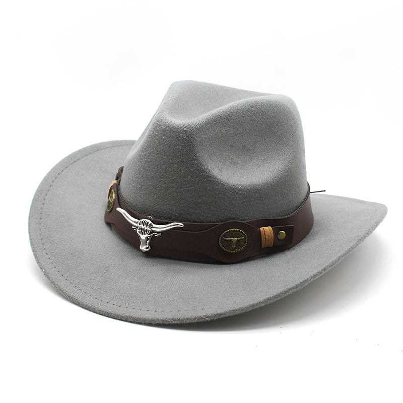 Western Denim Top Hat