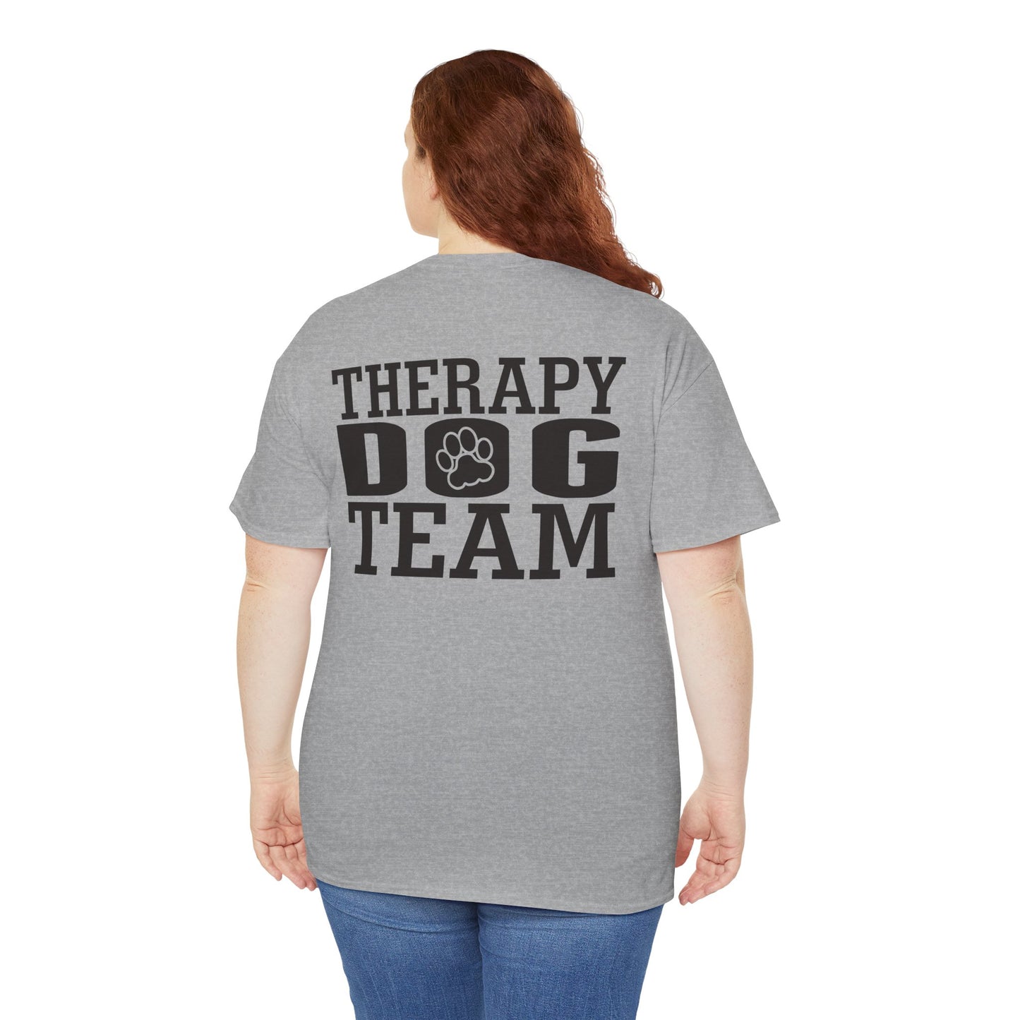 Therapy Dog Team. Heavy Cotton T-Shirt