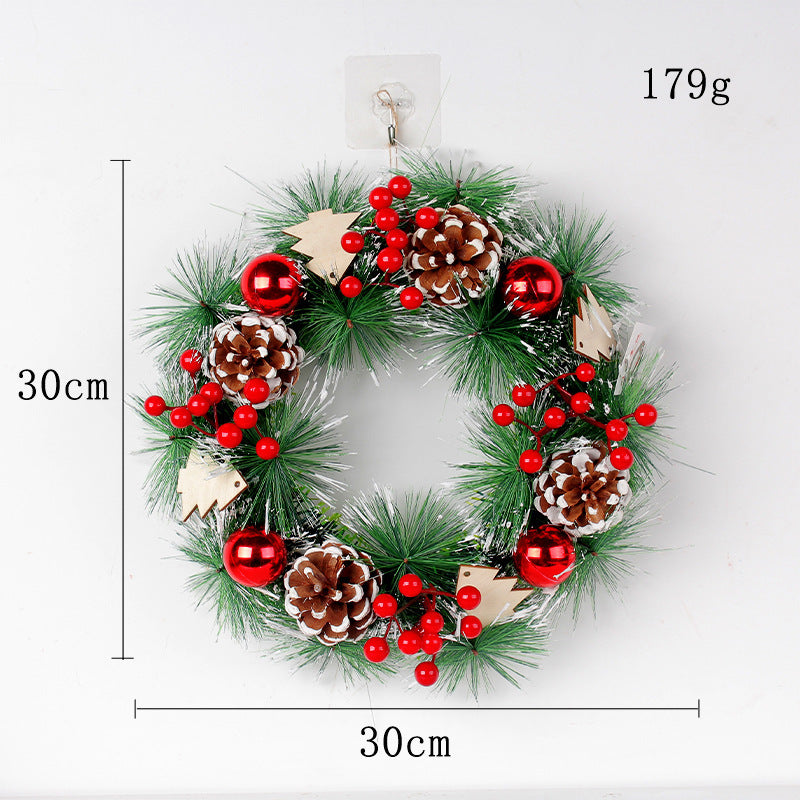 Christmas Simulation Pinecone Wreath