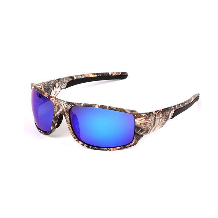 Camouflage polarizing sunglasses