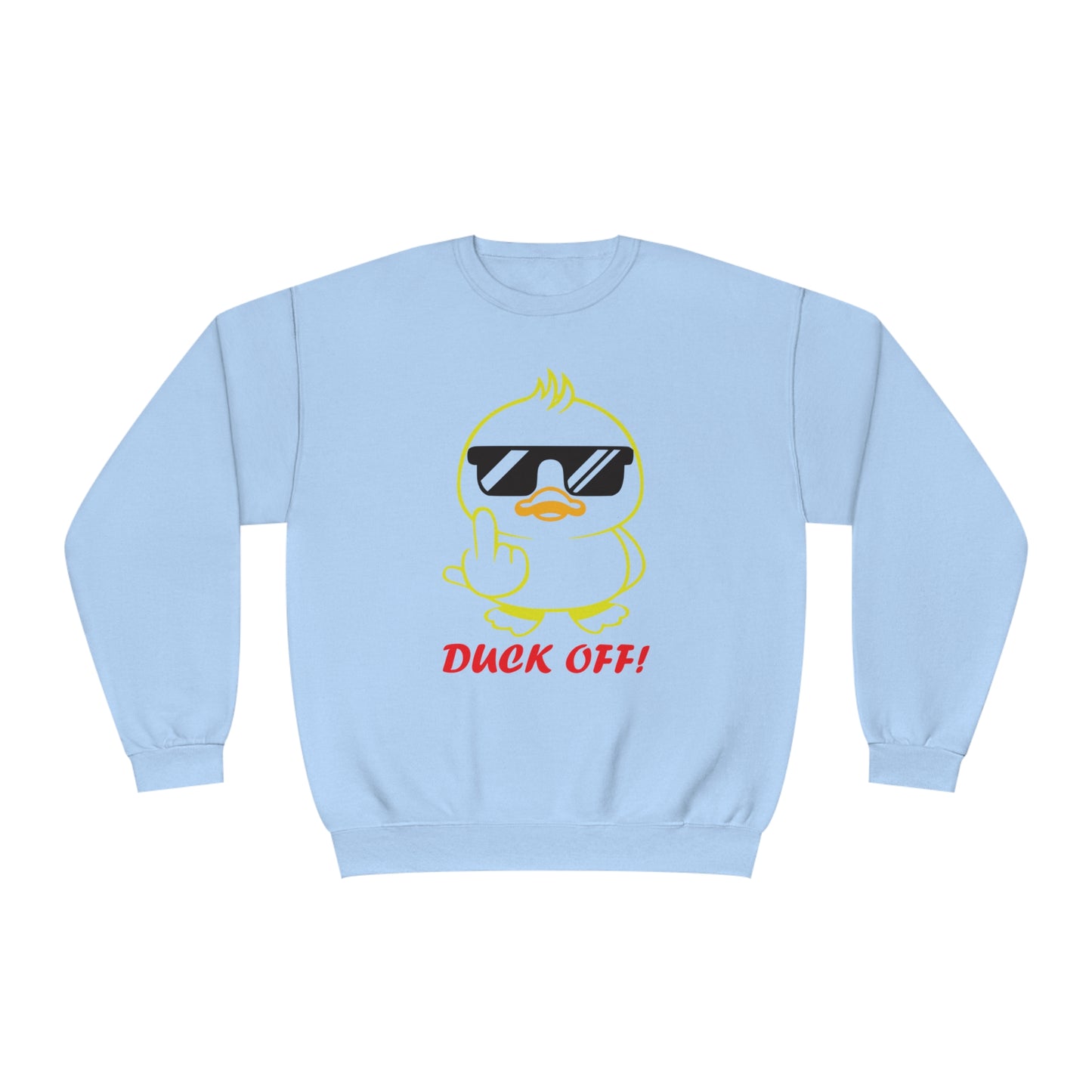 Duck Off, Unisex NuBlend® Crewneck Sweatshirt