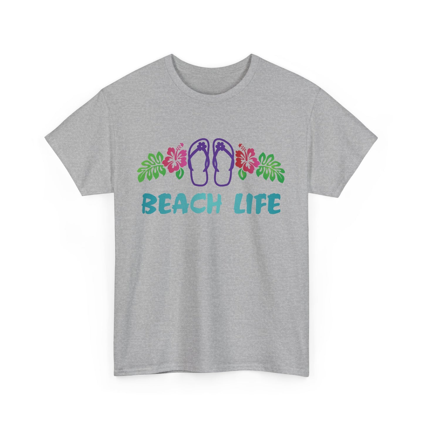 Beach Life, Heavy Cotton T-Shirt