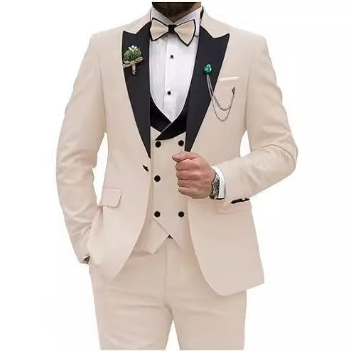 Men's Three-piece Tux Formal Suit