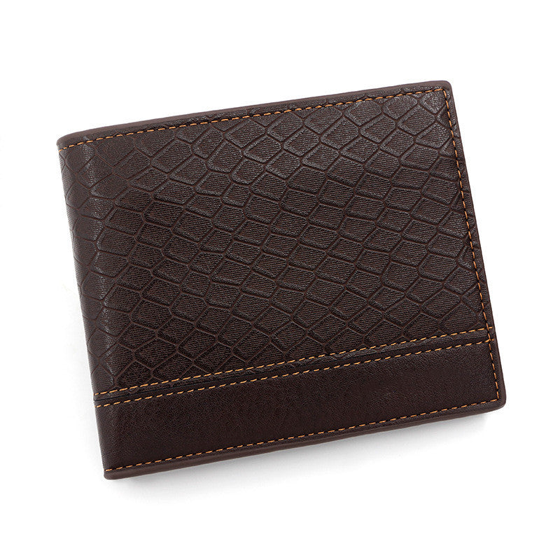 Large Capacity Embossed Snake Pattern Wallet