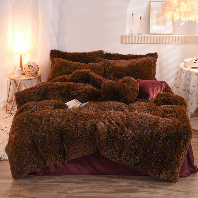 Luxury Thick Fleece Bed Set