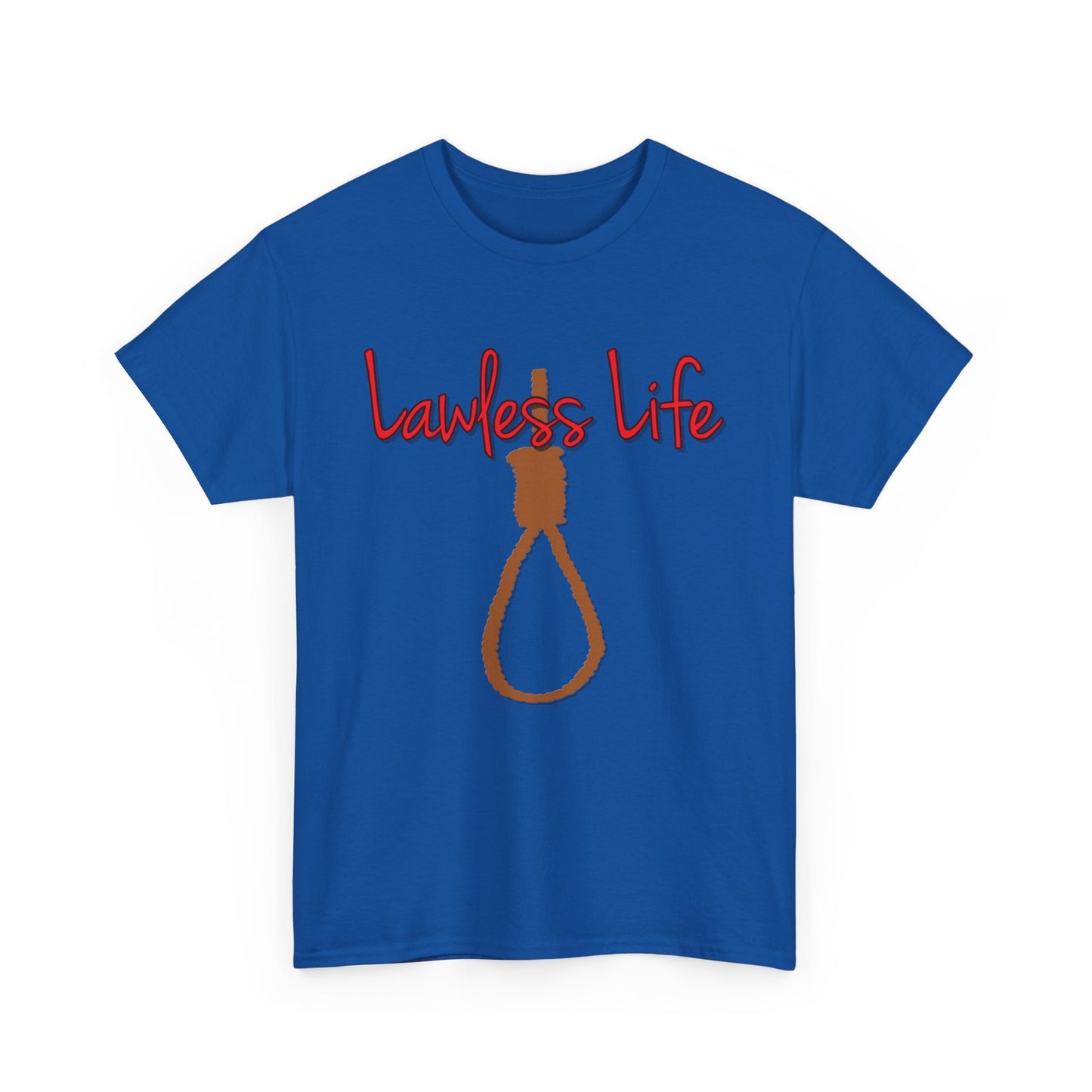 Lawless Life Noose. Heavy Cotton T-Shirt