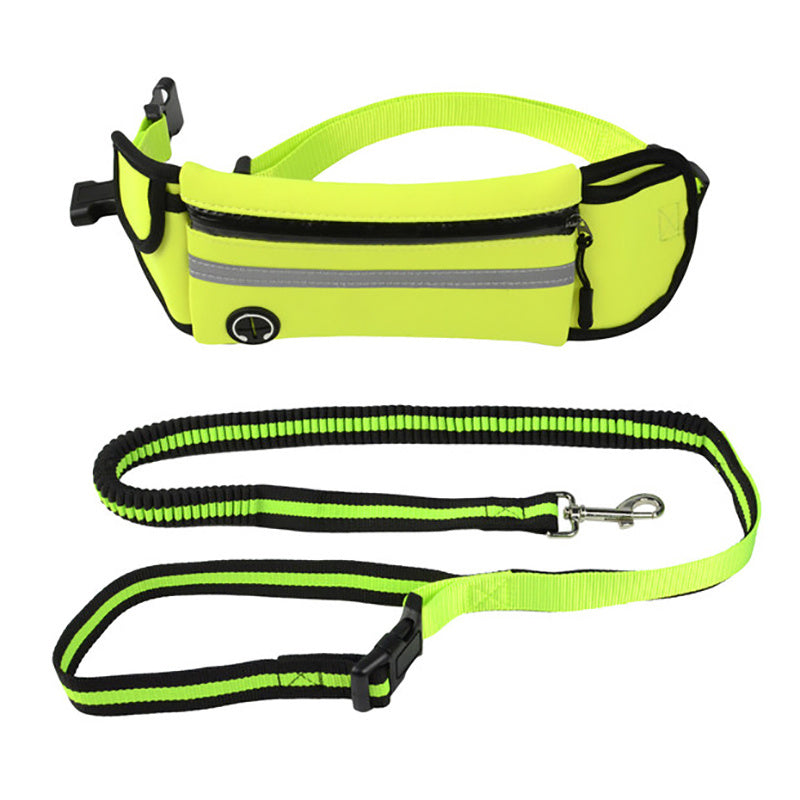 Reflective Pet Waist Bag Leash