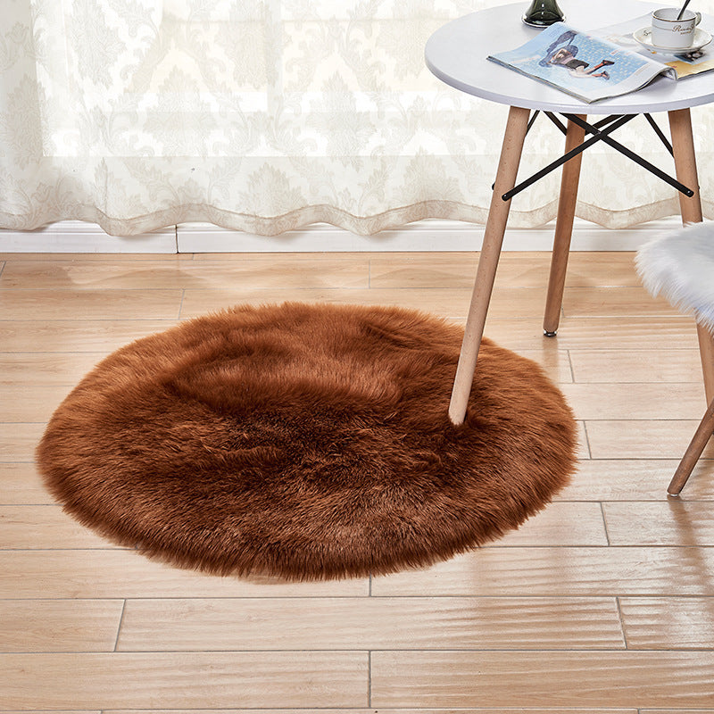 Plush Round Rug