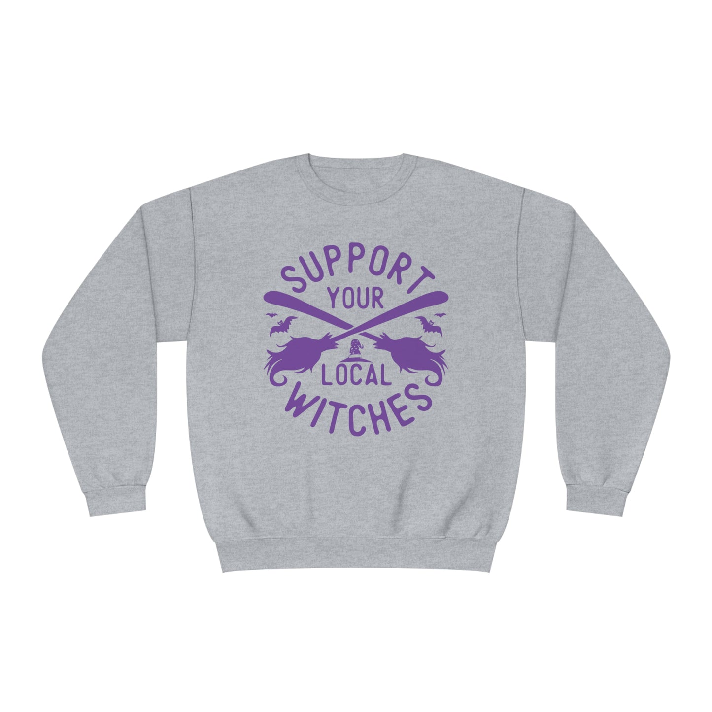 Support Your Local Witches, Unisex NuBlend® Crewneck Sweatshirt