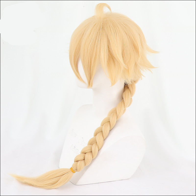 Cosplay wig traveler bright gold