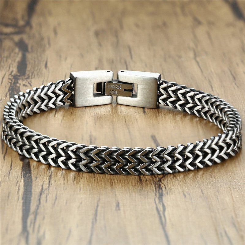 Stainless Steel Keel Chain Bracelet