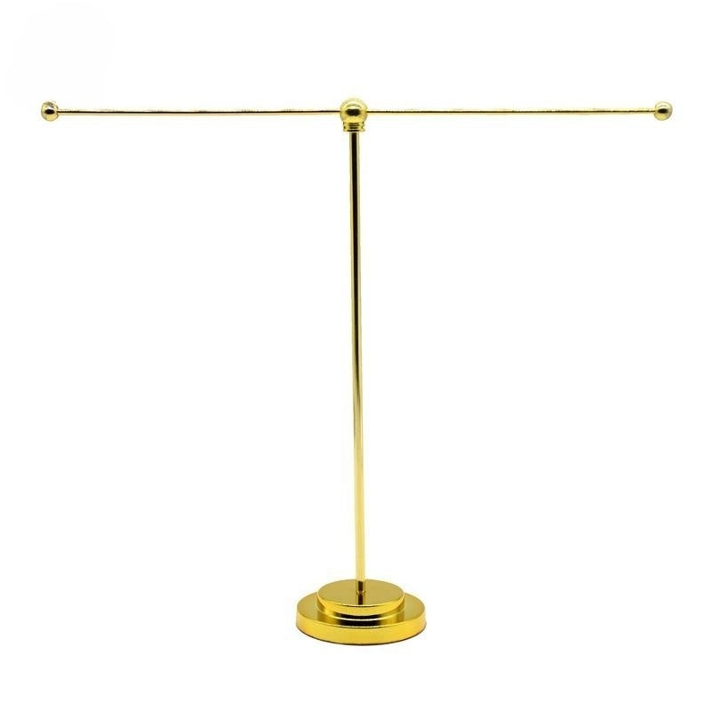 Desk Flagpole Metal Stand T-base Desktop  Flag