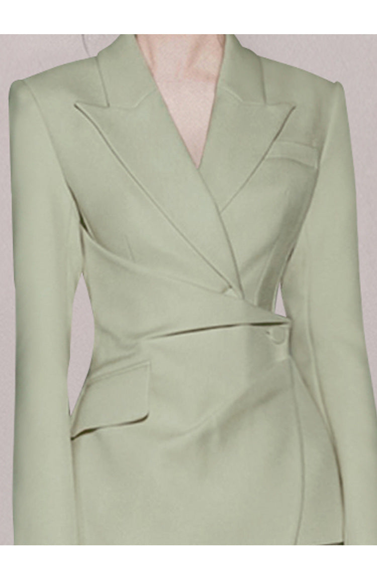 High-grade Retro Pleated Suit