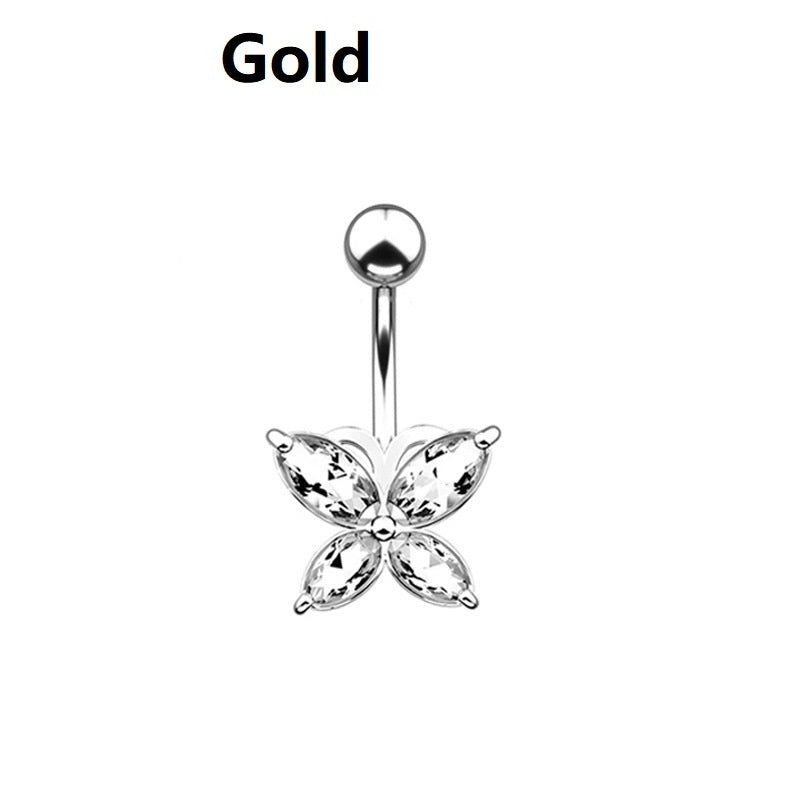 3A Zircon Navel Stud