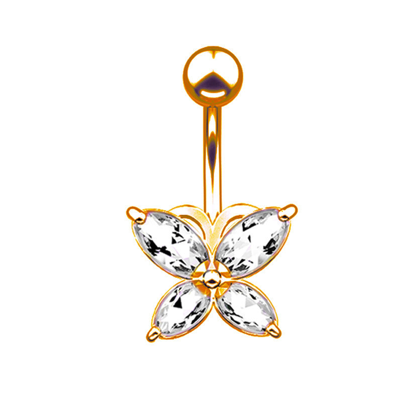 3A Zircon Navel Stud