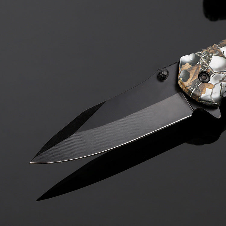 Camo Flint High Hardness Folding Knife