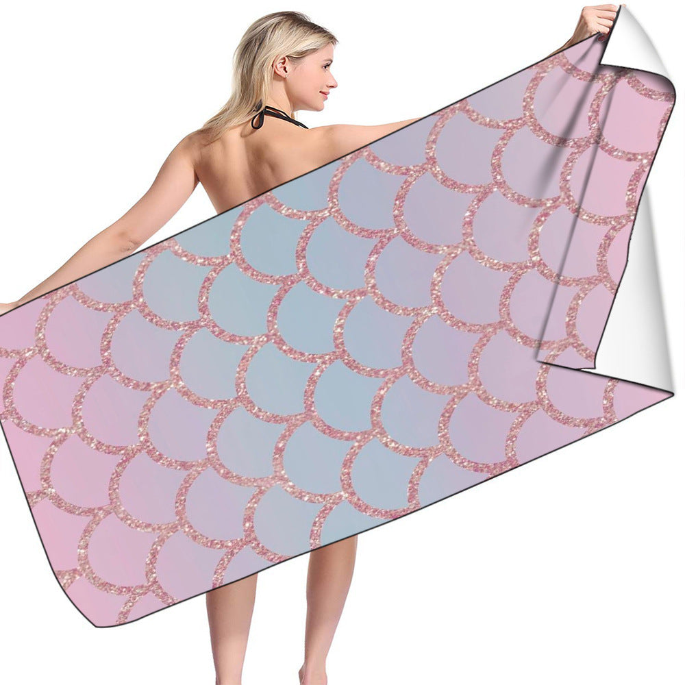 Mermaid Microfiber Towel