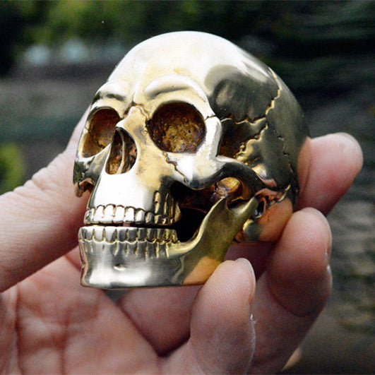 Decorative Brass Skull