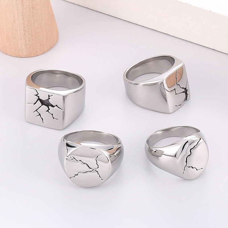 Men's Cracked Ring