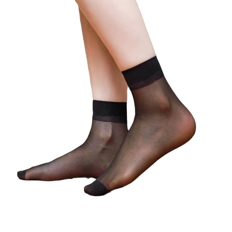 Crystal Socks Ultra-thin Wear-resistant