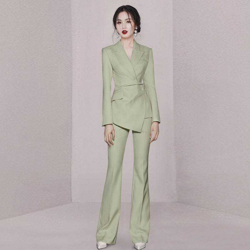 High-grade Retro Pleated Suit